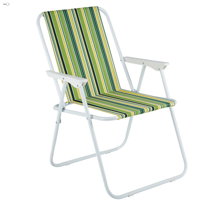 striped folding modern chair lounge cheap folding chairs for supermarket