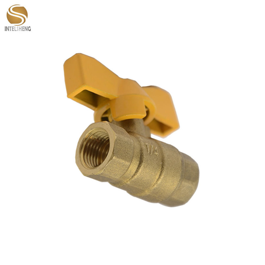 china factory wholesaler brass fuel shut off valve brass gas ball valve price