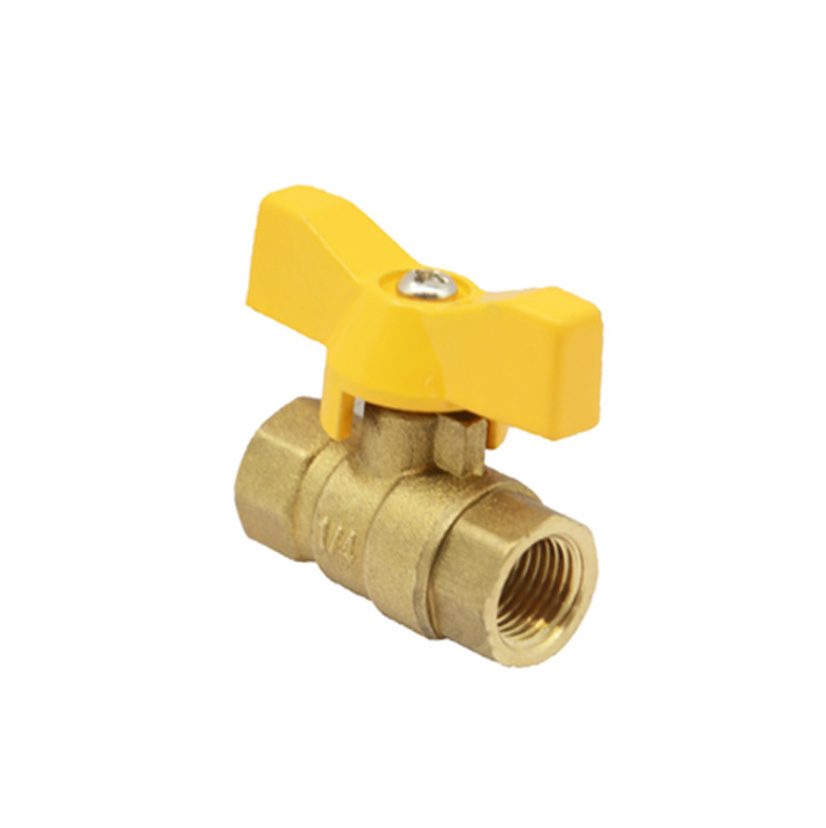 china factory wholesaler brass fuel shut off valve brass gas ball valve price