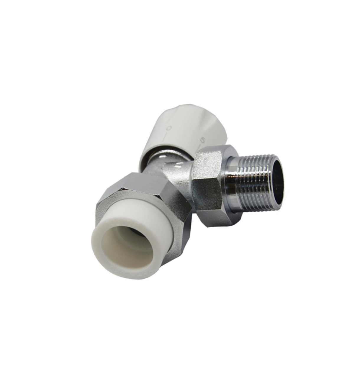 2 years warranty 2 way Thermostatic Mixing angle Valve with female male thread