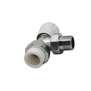 2 years warranty 2 way Thermostatic Mixing angle Valve with female male thread