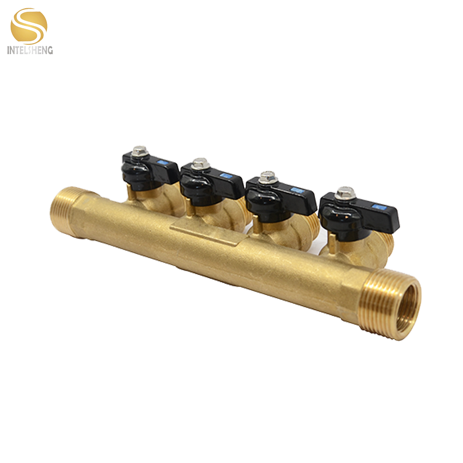 Water Use Brass Underfloor Heating Pex Manifold