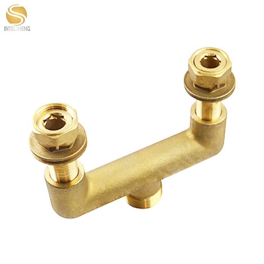 2 Way Garden Hose Splitter with Shut Off Valves