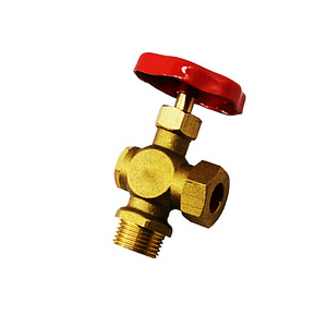 Gauge Brass Needle Valve 1/2" male NPT X 1/4" Female NPT Connection Size