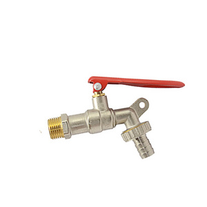 faucet or bibcock ball valve chromed plated 15mm