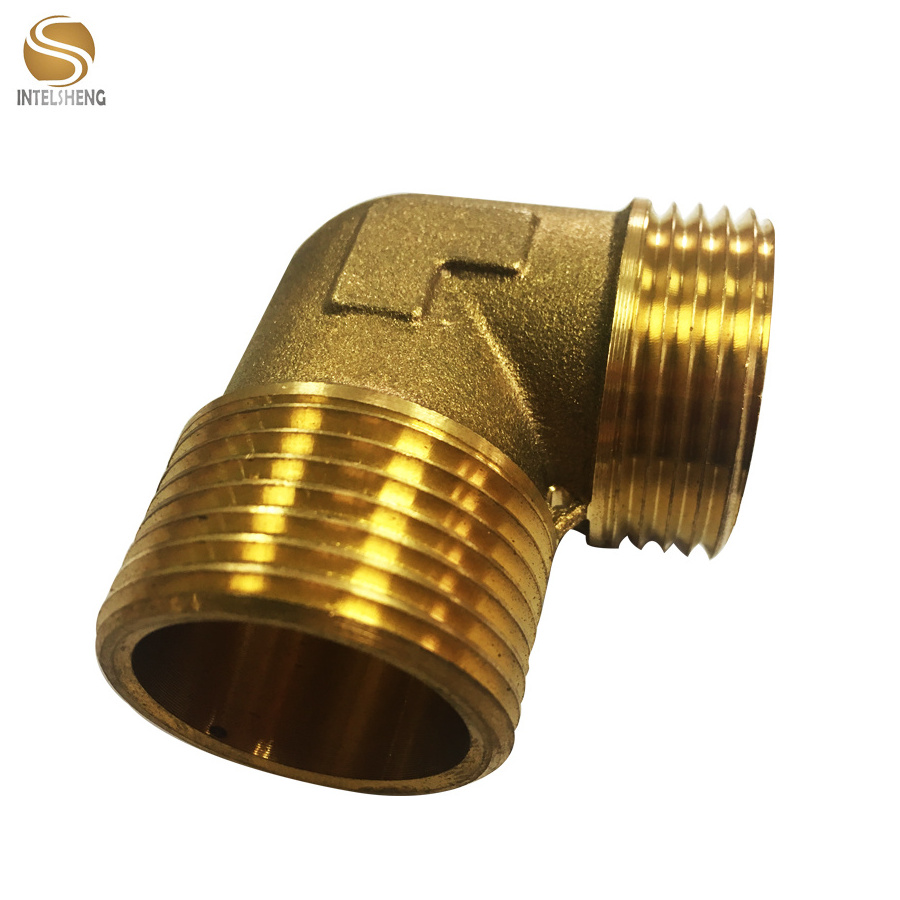 90 degree BSP female to BSPt female brass elbow brass fittings adapters