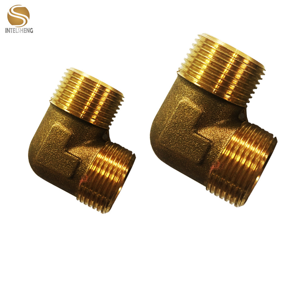 Brass compression fitting female elbow 90 degree pipe fitting tube fitting