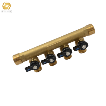 Manifold With Brass ValveFor Water Underfloor Heating System