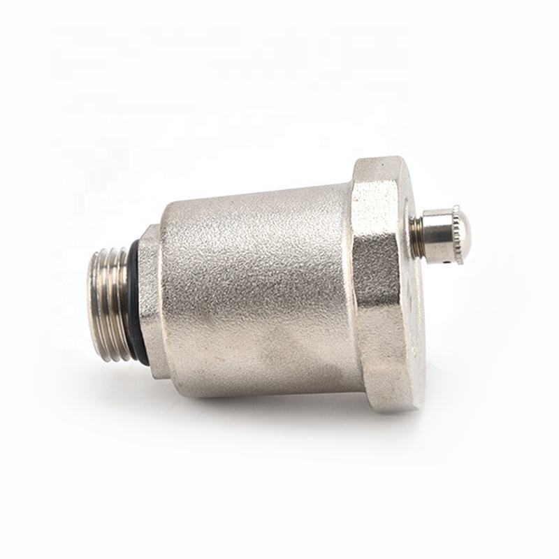 Nickel Plated Brass electric vent exhaust cutout valve with remote control