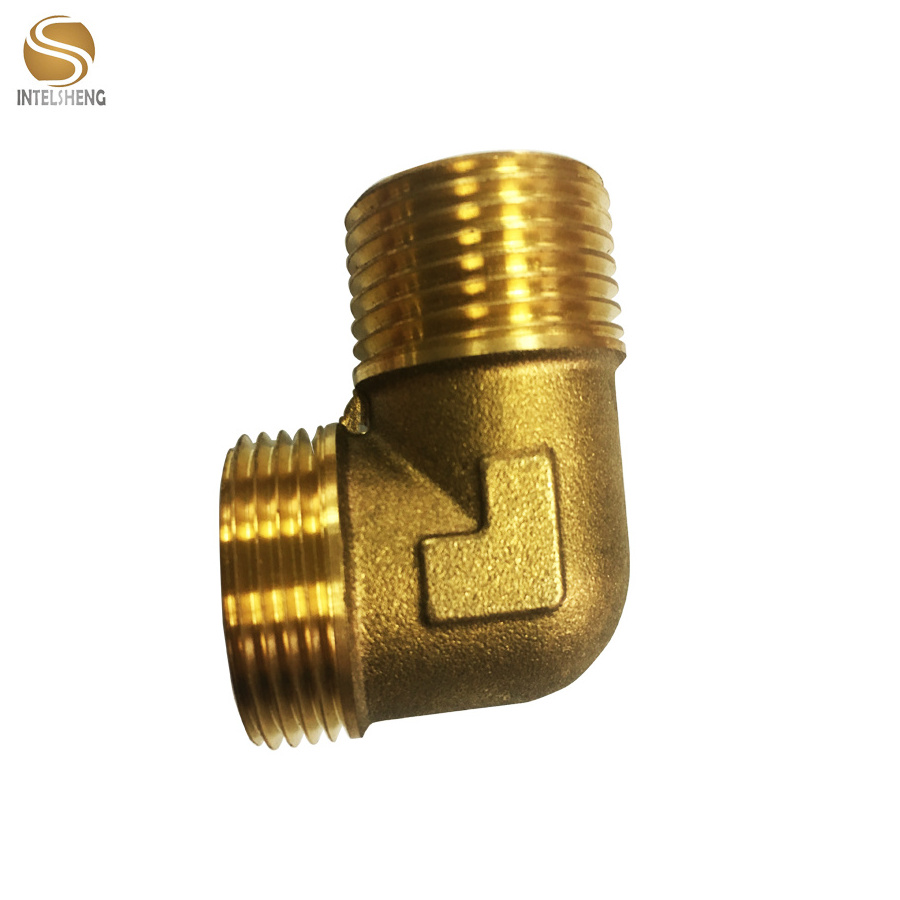 Brass compression fitting female elbow 90 degree pipe fitting tube fitting