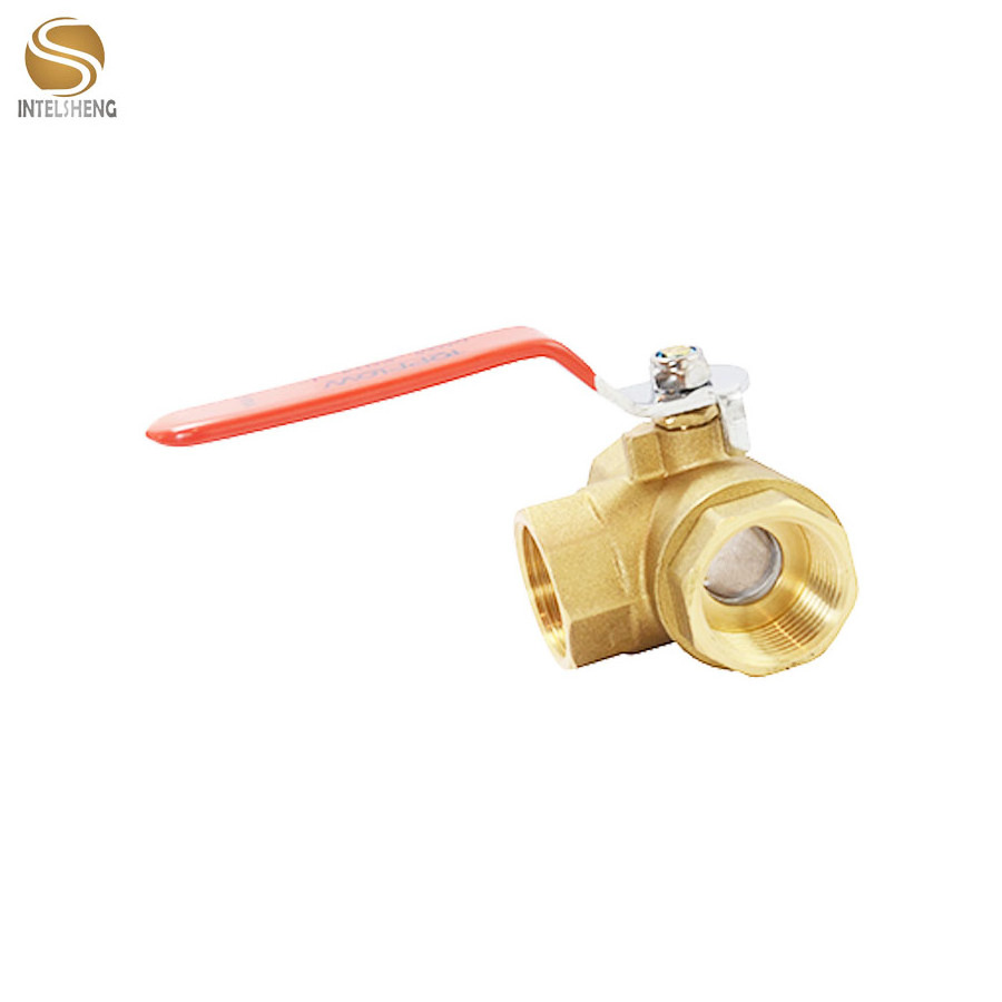 good quality inside bsp female thread brass ball valve 3 way pool valve