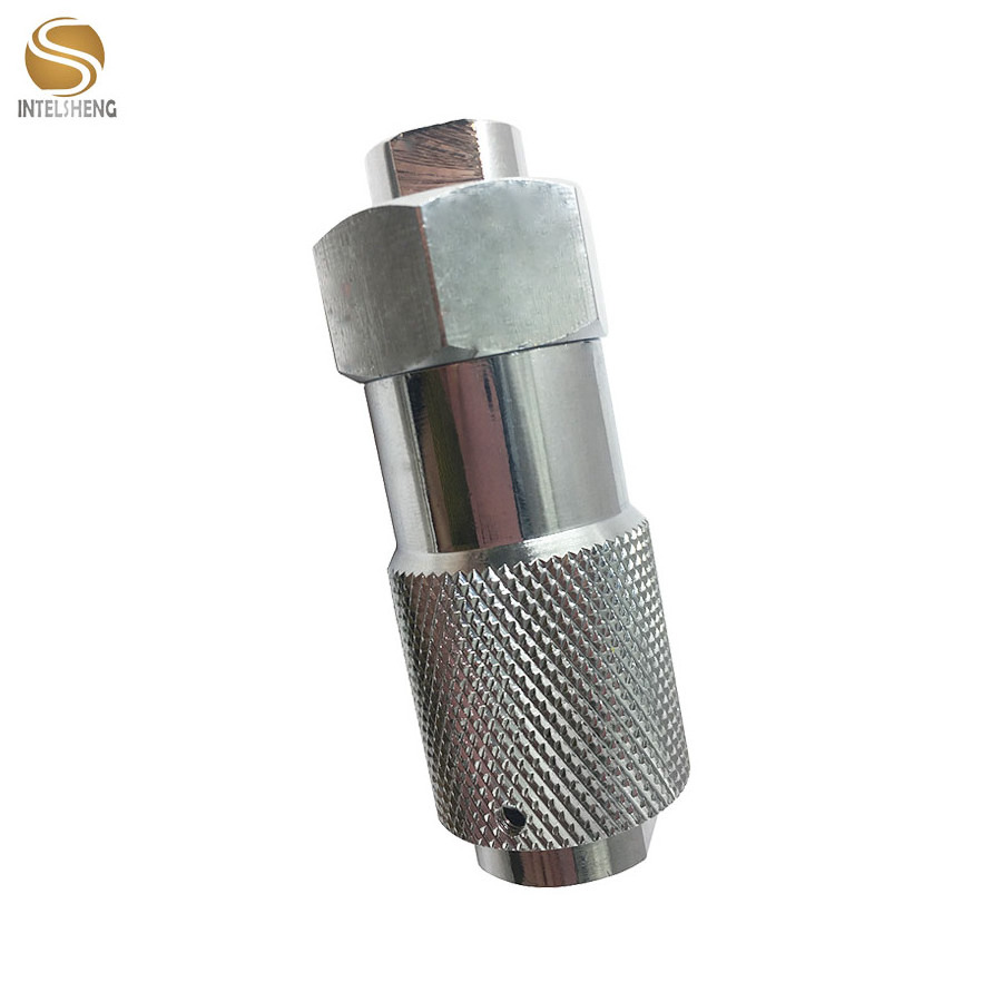 customized metal pneumatic air hose tube connector quick connect push fittings