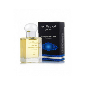 Top Grade Black Oudh Perfume Oil-15ml  (0.5 oz) by Al Haramain Premium Quality Best Fragrance Perfumes for Unisex