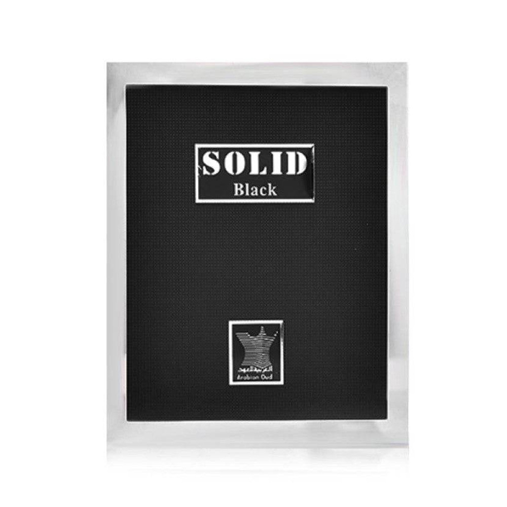 Top Grade Solid (Black) for Men EDP - Eau de Parfum 100mL (3.4oz) by Arabian Oud Premium Quality Best fragrance