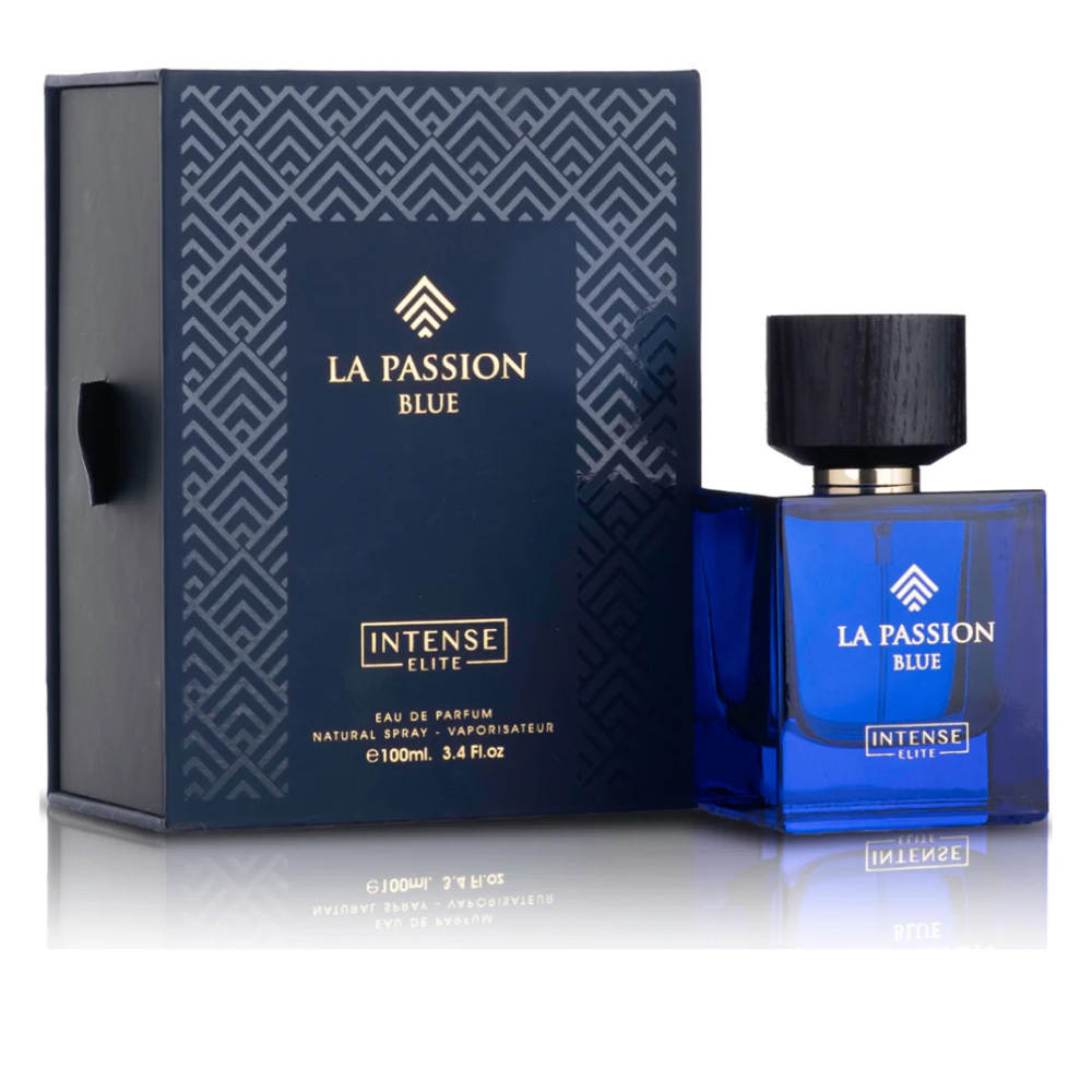 Top Grade LA Passion Blue For Men EDP - Eau De Parfum 100 ML (3.4 Oz) I By Intense Elite Premium Quality Best fragrance