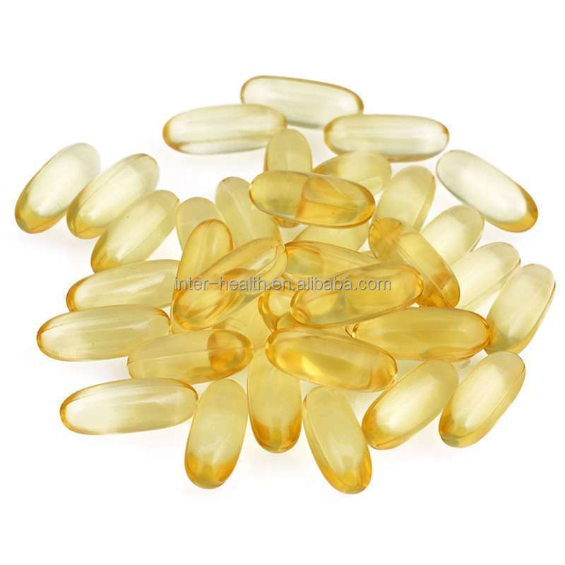 OEM Health Supplement Halal Vitamin bulk 1000mg Cod Liver Oil Softgel Capsules