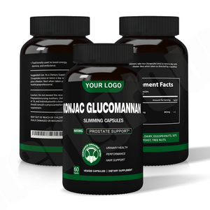 Organic Weight Loss Supplement vegan Slimming pills Konjac glucomannan Capsules