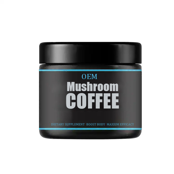 Private Label OEM Mushroom organic Reishi Mushroom Instant Coffee powder Mushroom Coffee