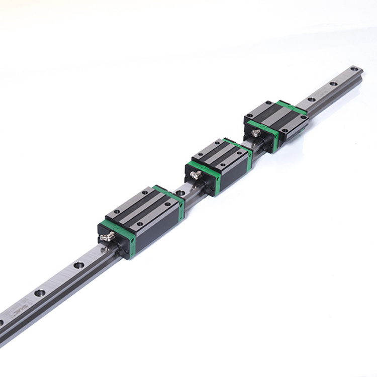 2PCS HGR20 Linear Guide Rail+4PCS HGH20CA Slide Blocks for CNC Router CNC DIY