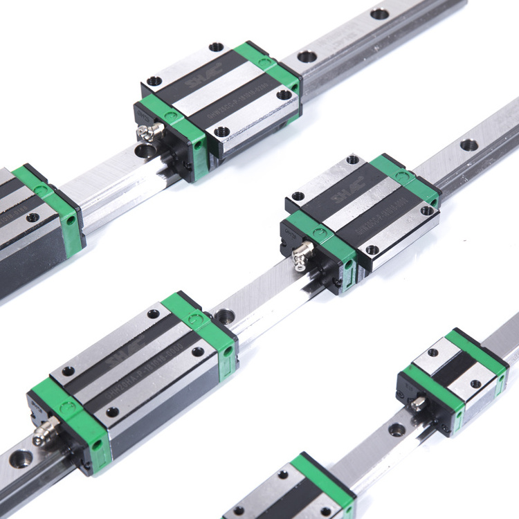 2PCS HGR20 Linear Guide Rail+4PCS HGH20CA Slide Blocks for CNC Router CNC DIY