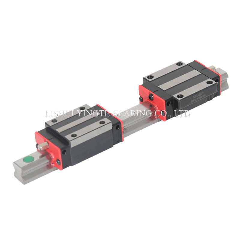 2PCS HGR20 Linear Guide Rail 200~2200mm +4PCS HGH20CA Slide Blocks for CNC DIY