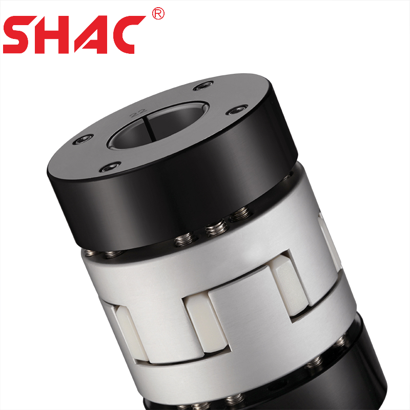 Flexible Square Steel Spider Shaft Coupling Curved Jaw Couplings