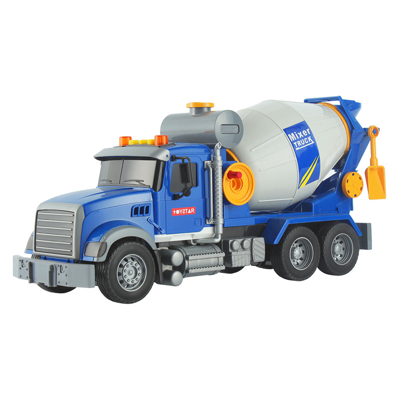 2023 New Arrivals Kids For Toys Mixer Truck Agitating Lorry Car , Big Cement Mixer Toy Truck With Light Music Boy Friction Toy