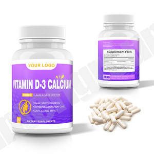 Health care supplements Vitamin D-3 Calcium Capsules 540mg Vitamin D3 hard capsule