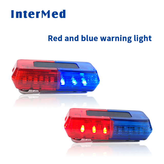 Shoulder Lamp Led Rechargeable Traffic Blue Red Patrol Strobe Flashing Shoulder Light