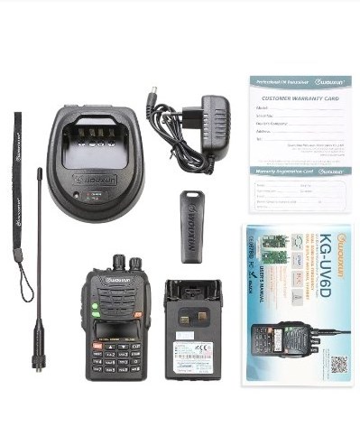 2024 new update KG-UV6D Handheld 136-174/400-480MHz Dual Band Ham Two Way Transceiver KG-UV6D