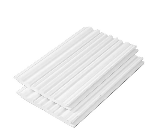 Plastic Waterproof Flexible Trim Wall Panel White Moulding Quick Install Edge Line Chair Rail PS wall panel skirting