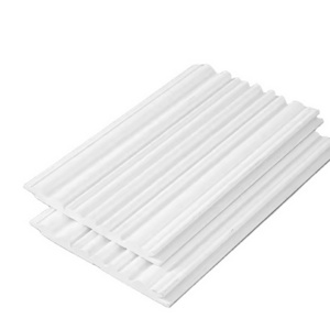 Plastic Waterproof Flexible Trim Wall Panel White Moulding Quick Install Edge Line Chair Rail PS wall panel skirting