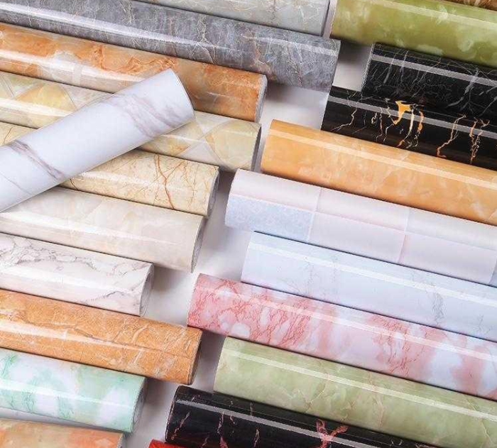 DIY Self Adhesive Marble Wallpaper Granite Texture Contact Sticker Wall Paper