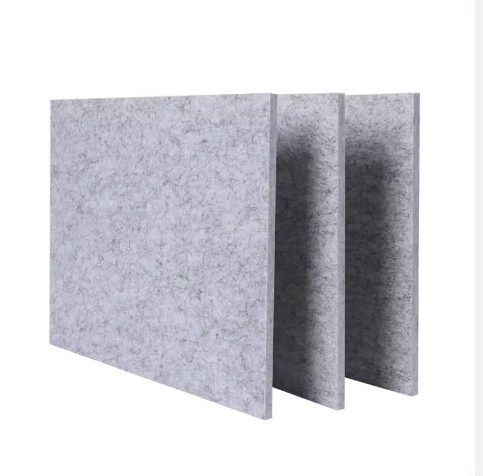 Custom High end colorful 100% Polyester Fiber Absorb PET Acoustic Panels Polyester Felt Sound-absorbing Board for Office