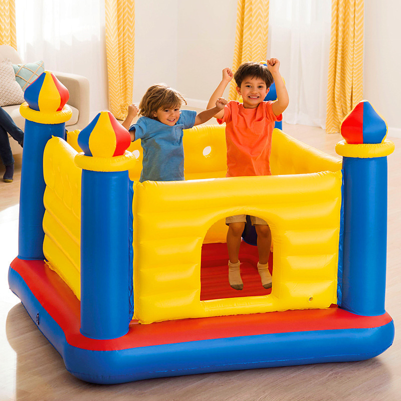 INTEX 48259 Children's Castle Trampoline Playground Inflatable Ocean Ball Pool