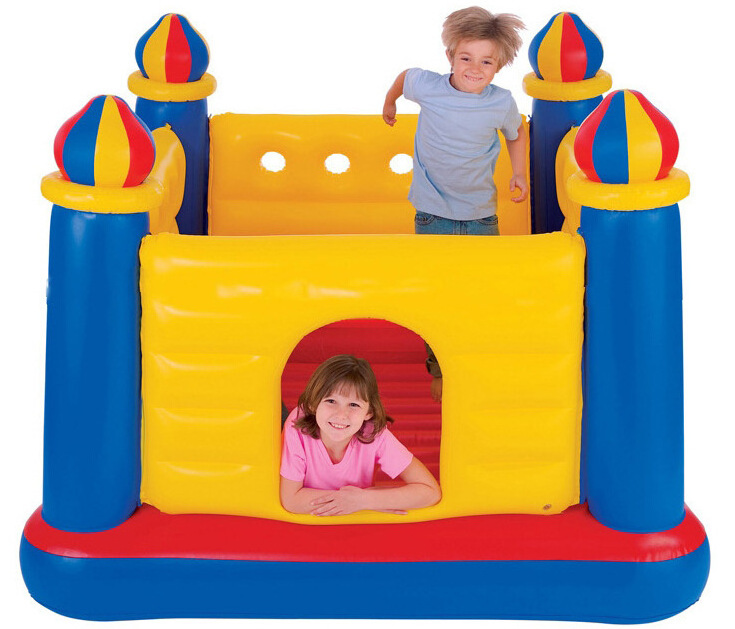 INTEX 48259 Children's Castle Trampoline Playground Inflatable Ocean Ball Pool