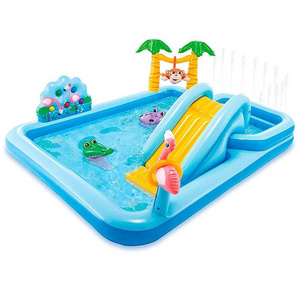 INTEX 57161 Water Play Jungle Adventure Play Center Children Swimming Pool Inflatable Outdoor Kids Paddling Pool