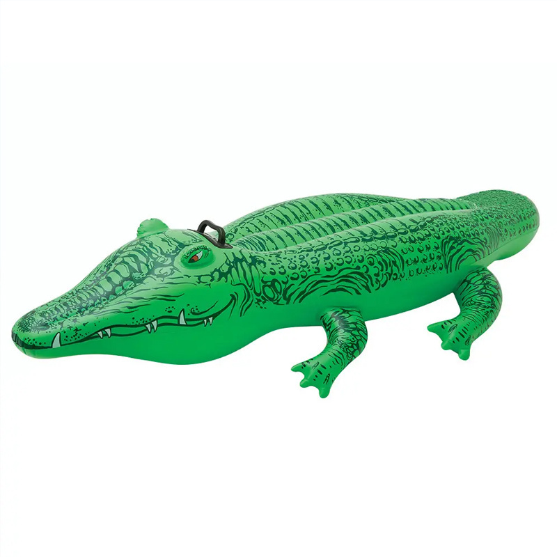 INTEX 58546 Cross-border inflatable water toy Water item Crocodile mounted animal floating row