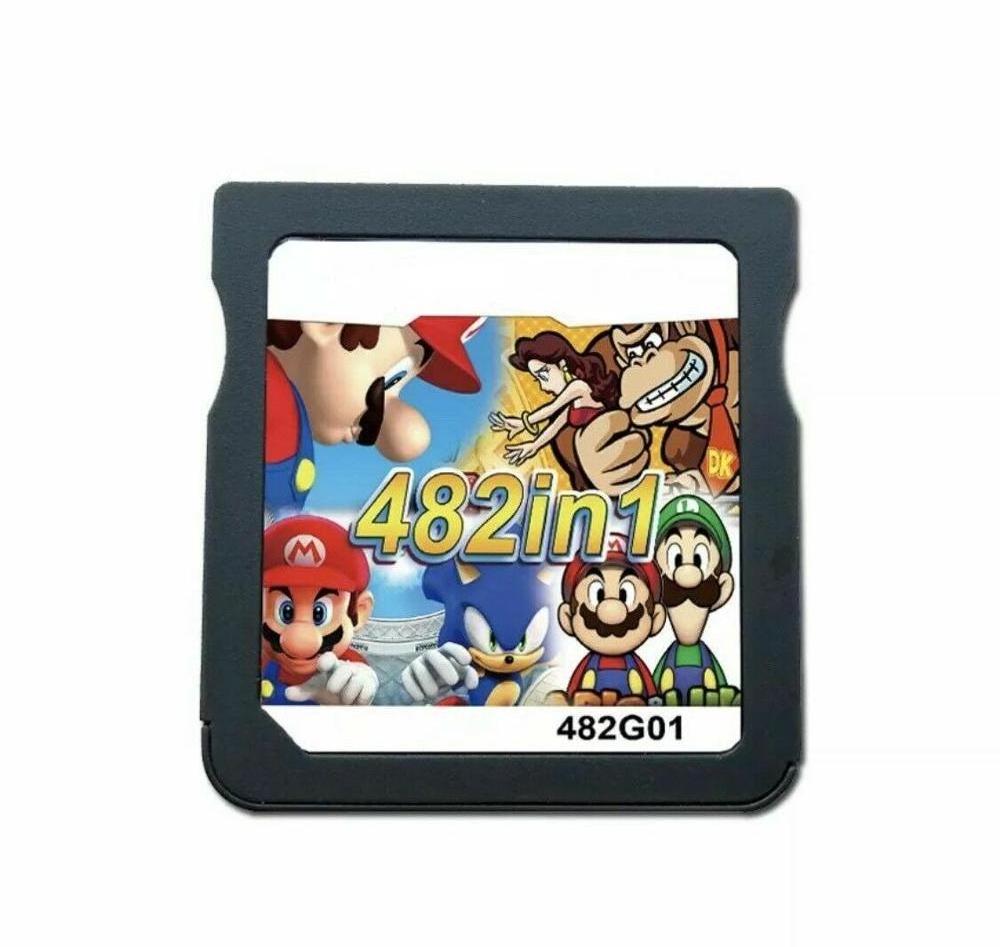 482 in 1 Game Cartridge console card For Nintendo DS NDS NDSL NDSi 2DS 3DS US