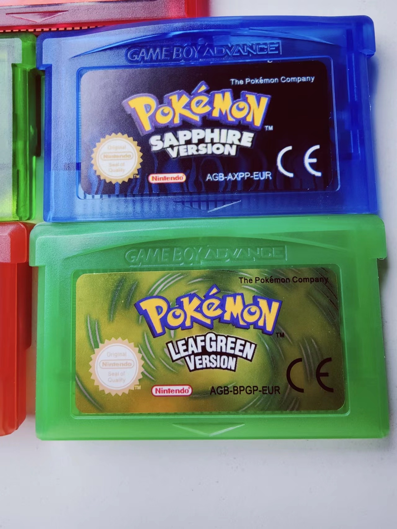 EUR Version Game cartridge for pokenom gb game cartridge card series boy games for G BA SP cards