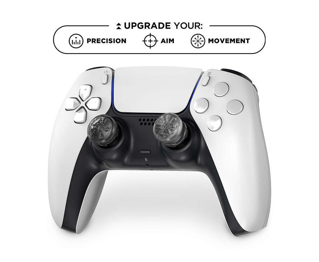 Crystal Galaxy Edition Performance FPS Thumbsticks Silicone Sleeve Cap for PS4 PS5 Controller for Switch Pro Controller