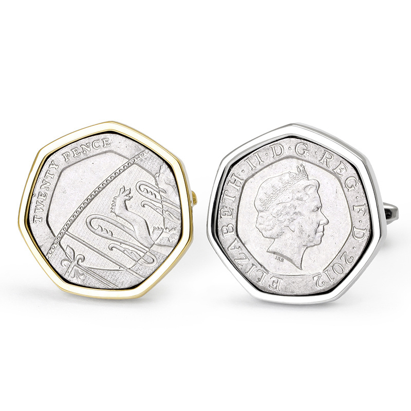 Oem Custom Cufflinks Manufacturers Personalised High Quality Gold Metal Blank Cufflinks For Mens