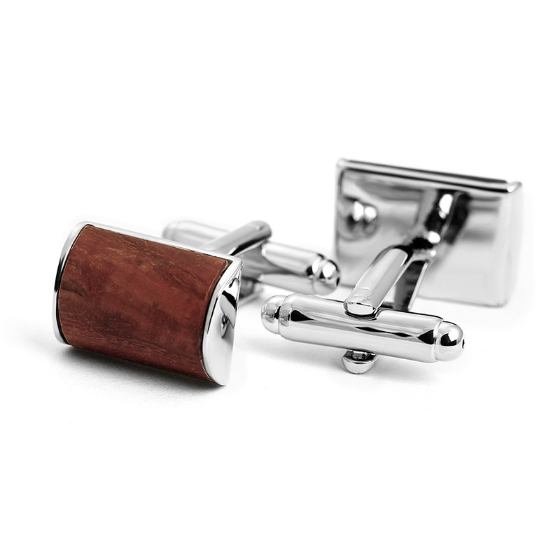 Wholesale Classical Custom Wooden Cufflinks for Mens Shirts