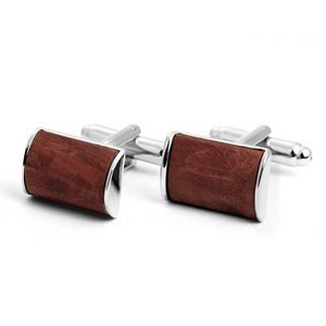 Wholesale Classical Custom Wooden Cufflinks for Mens Shirts