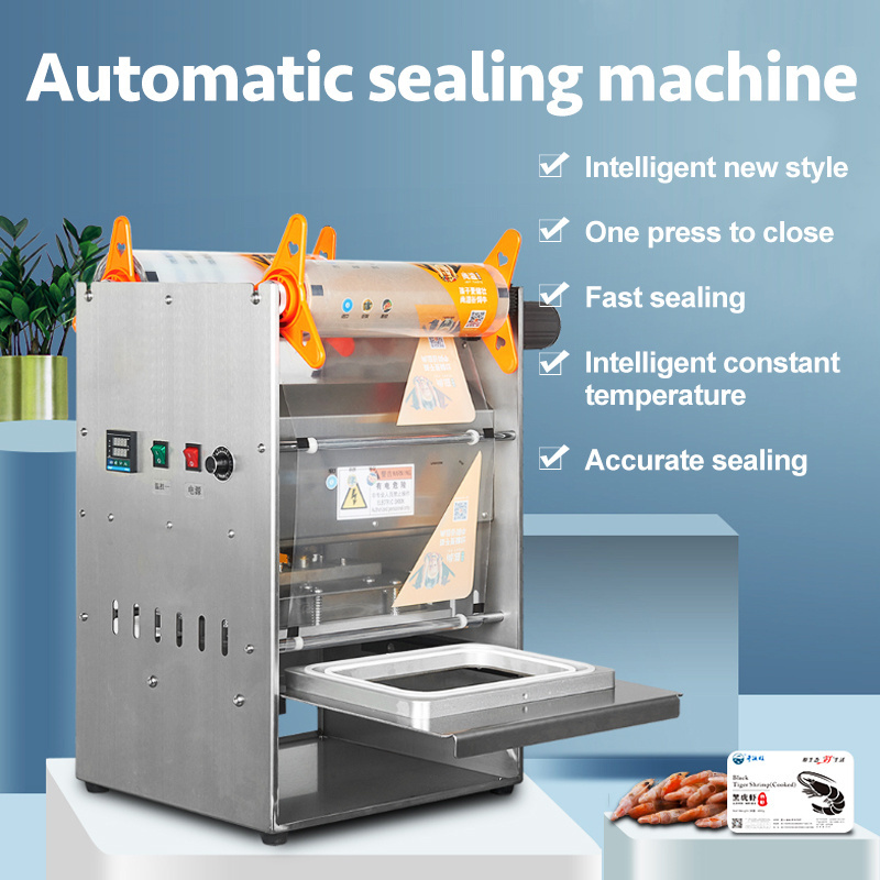 2021 new model Semi Automatic Manual Lunch Box Food Tray Sealing Packing Machine,Tray Sealer