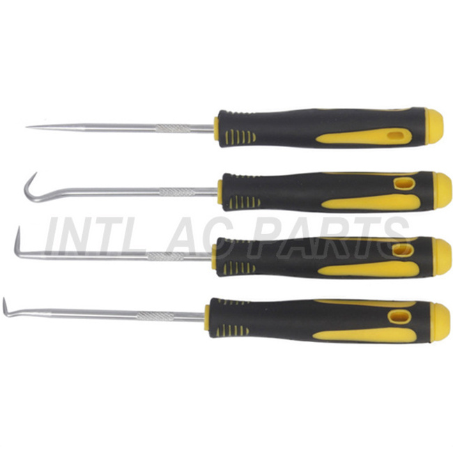 INTL-XG155 Auto A/C AC 9pcs Hook Pick Set Short Long Picks Gasket O-Ring Seal Remover Craft Tools