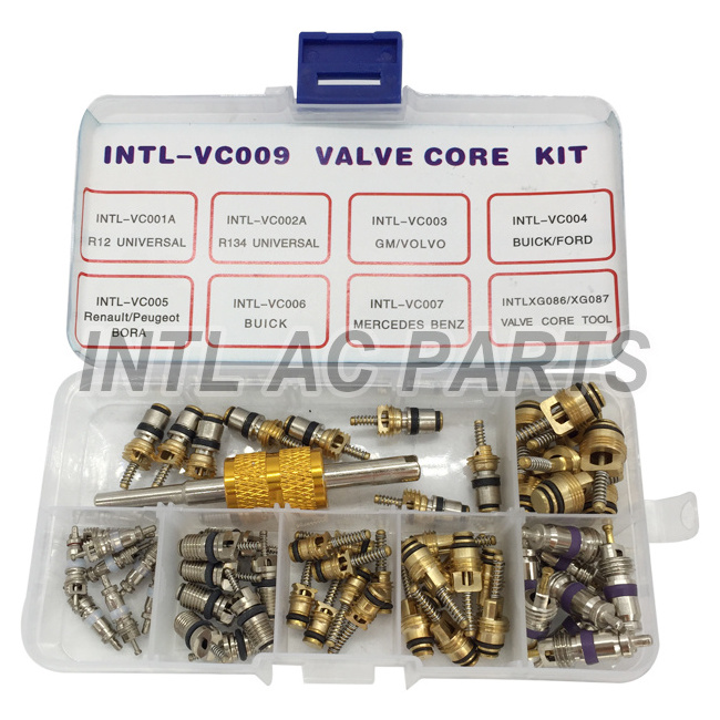 INTL-VC009 car ac valve core kit include Valve Core Remover & Installer Tool