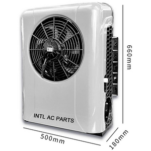 INTL-EA017W-1 12v white Electric air conditioner Backpack style split parking air conditioner assembly scroll compressor use