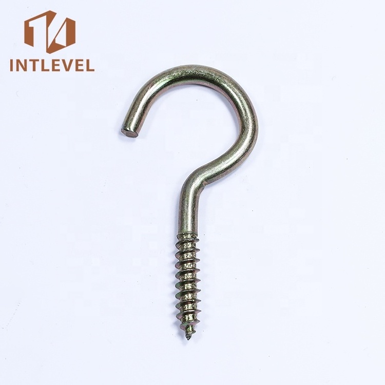 Steel Galvanized Eye Hook Wood Screws/Pigtail Screw Hook