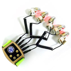 Professional Microcurrent golden finger rf ems beauty machine body massagers